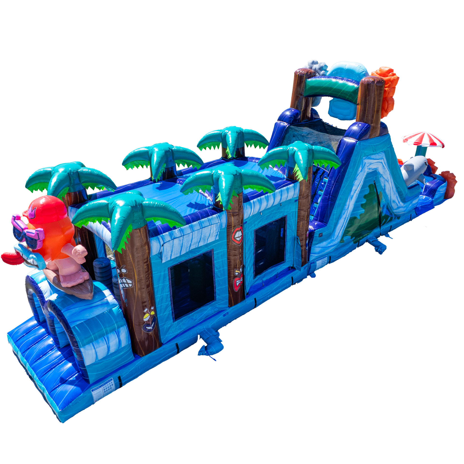 50' Tiki Tovi Obstacle Course rental in Fort Smith Arkansas