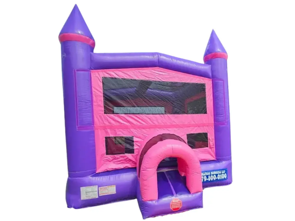 Pink Castle Bounce House rental in Fort Smith Arkansas